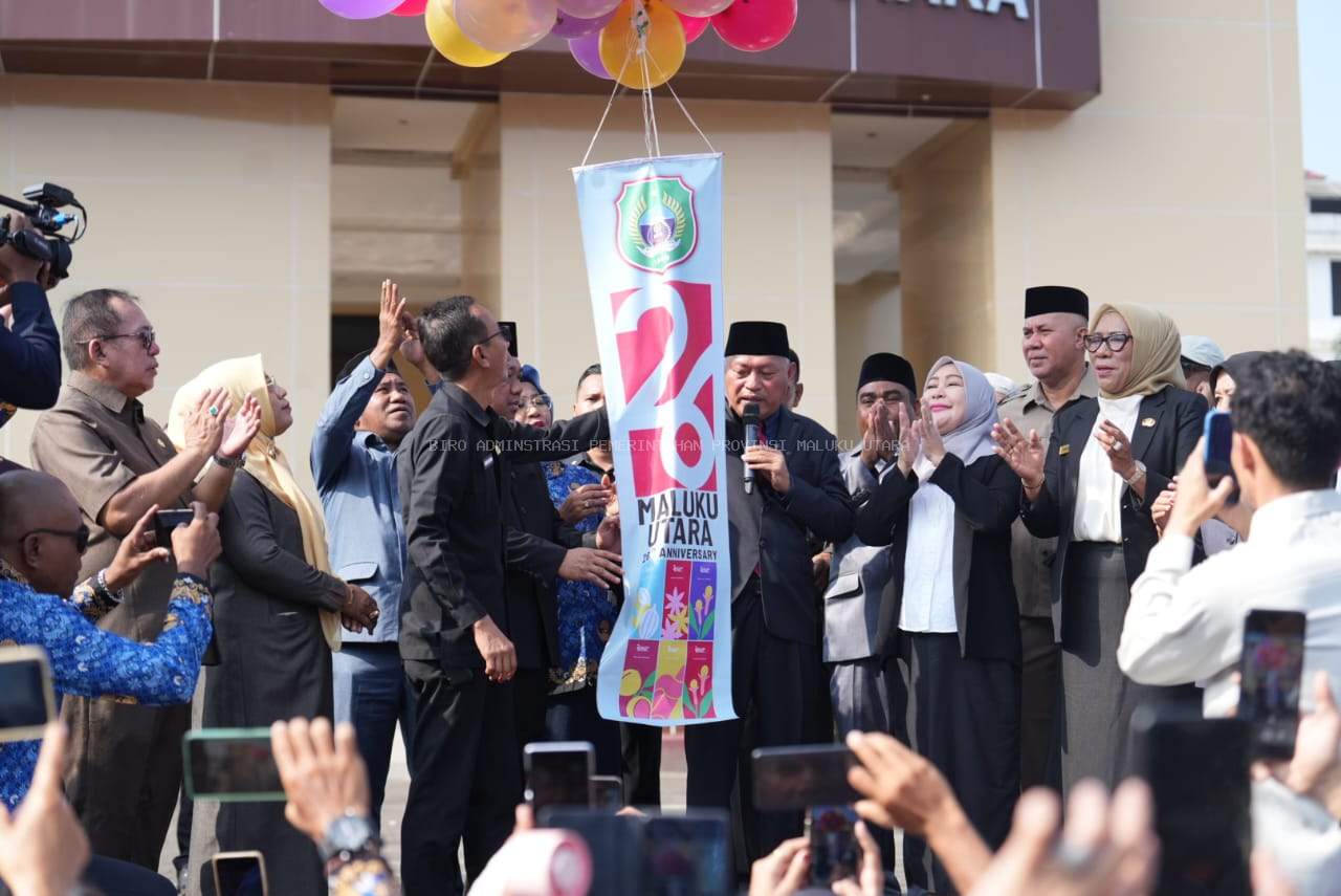 Pemprov Malut Resmi Launching Logo HUT ke-26, Usung Tema “Bualava Kieraha”