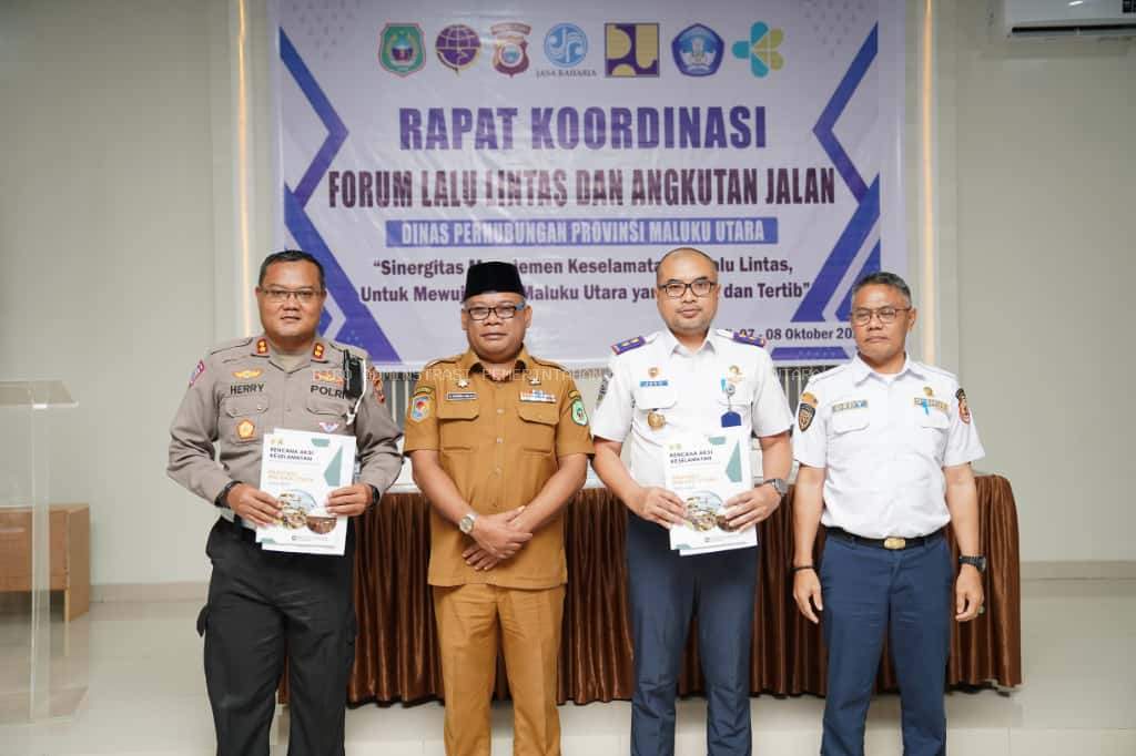Sekprov Sebut Lima Pilar LLAJ Jadi Fondasi Keselamatan Jalan di Malut.