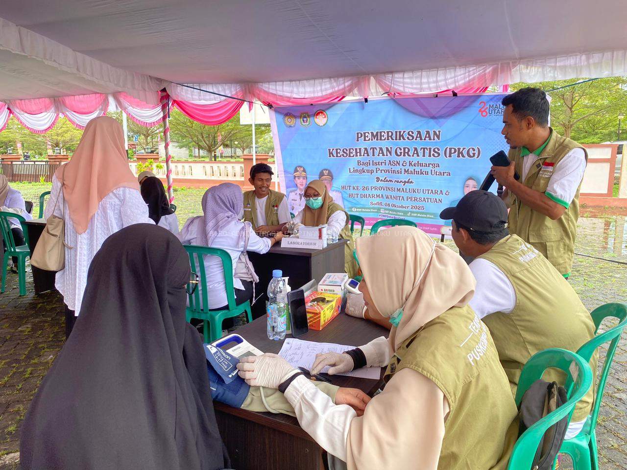 Semarak HUT Malut : DWP-PKK Kolaborasi Gelar PKG.