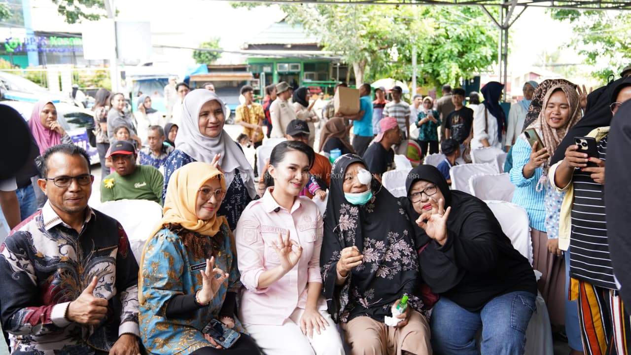 Gubernur Sherly Tinjau Langsung Pelaksanaan Bakti Sosial Operasi Katarak Gratis