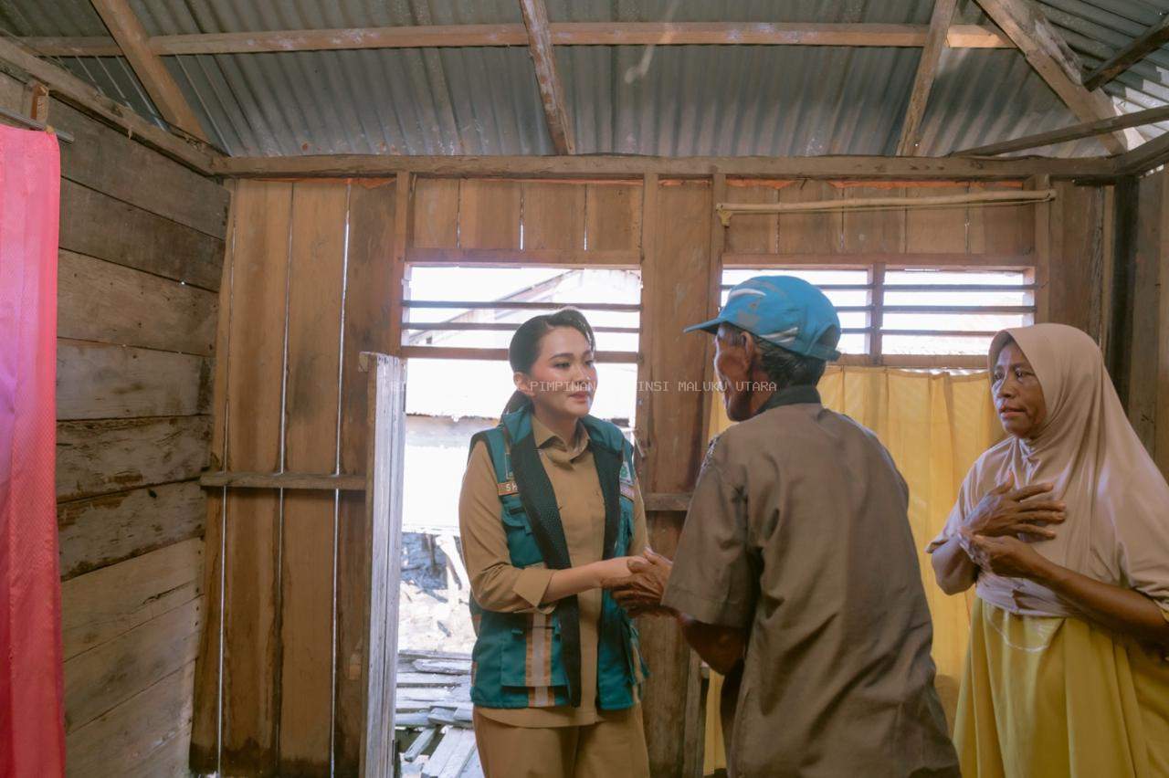 Gubernur Sherly Relokasi Warga Pesisir Sidangoli Dehe.