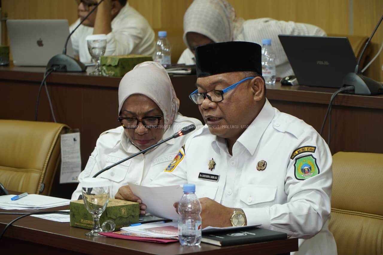 Rapat Banggar Berlanjut, Sekda Samsuddin: Bahas Anggaran OPD Hingga Pentingnya Jalan Trans Kie Raha