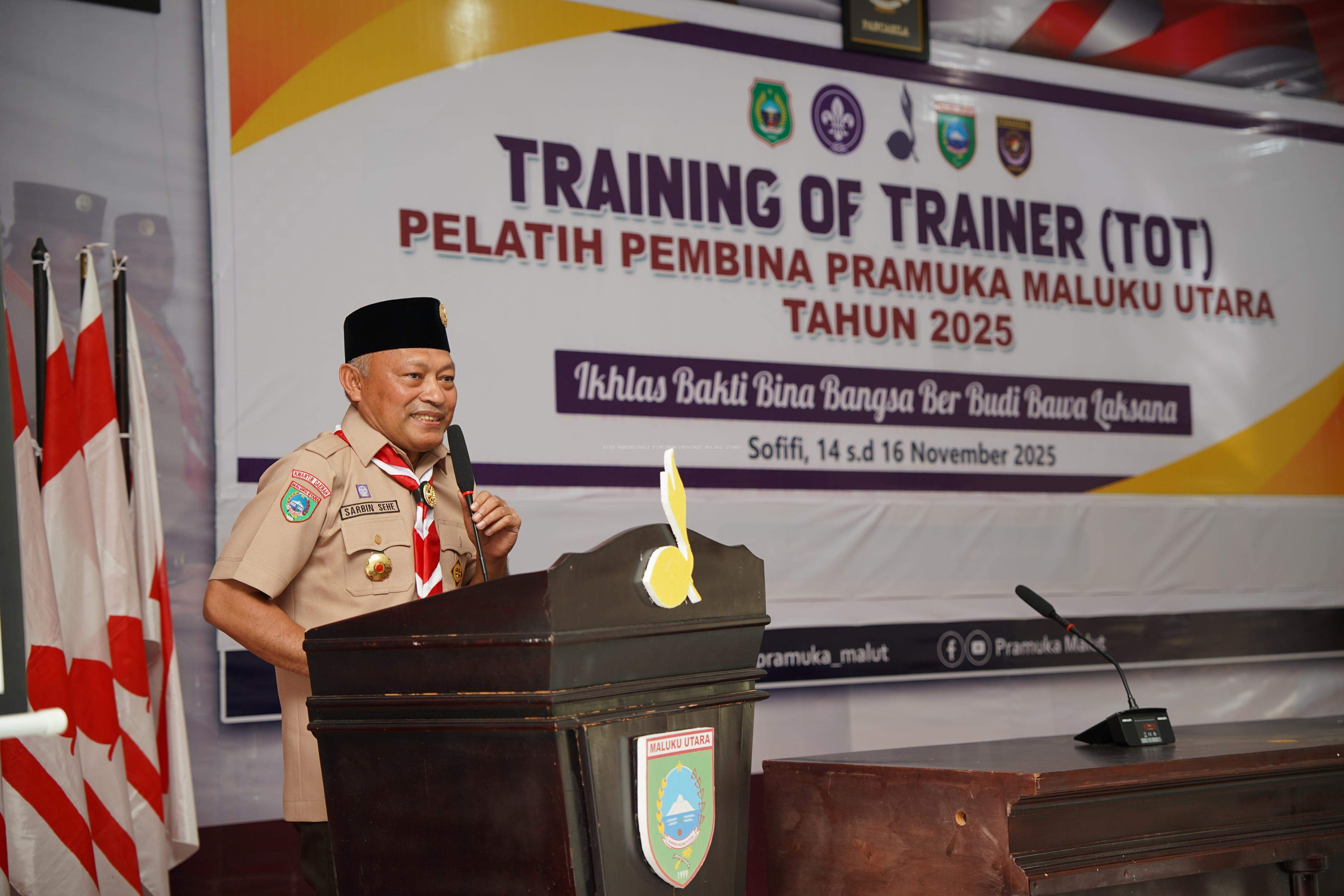 ToT Pramuka : Sarbin Sehe Gelorakan ‘Ikhlas Bakti Bina Bangsa Berbudi Bawa Laksana’