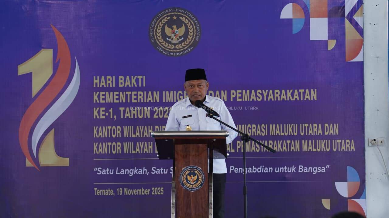 Wagub Sarbin Tekankan Pemerataan Layanan Imigrasi dan Perlindungan Anak di Tasyakuran Hari Bakti Imipas