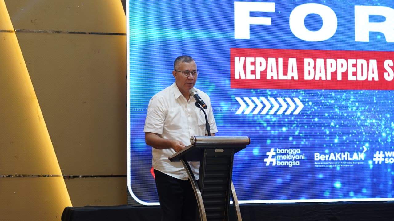 Buka Forum Kepala Bappeda se Malut, Staf Ahli Gubernur Tekankan Penyelarasan Program Pembangunan