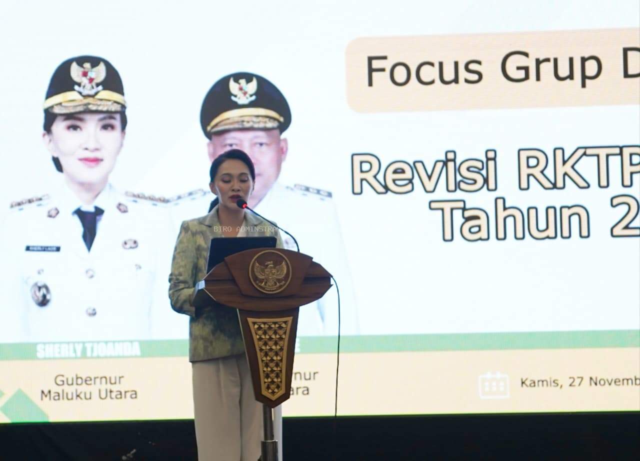Buka FGD Revisi Rencana Kehutanan Tingkat Provinsi Maluku Utara 2015-2034, Gubernur Sherly Berharap Dapat Menghasilkan Rekomendasi Konkret