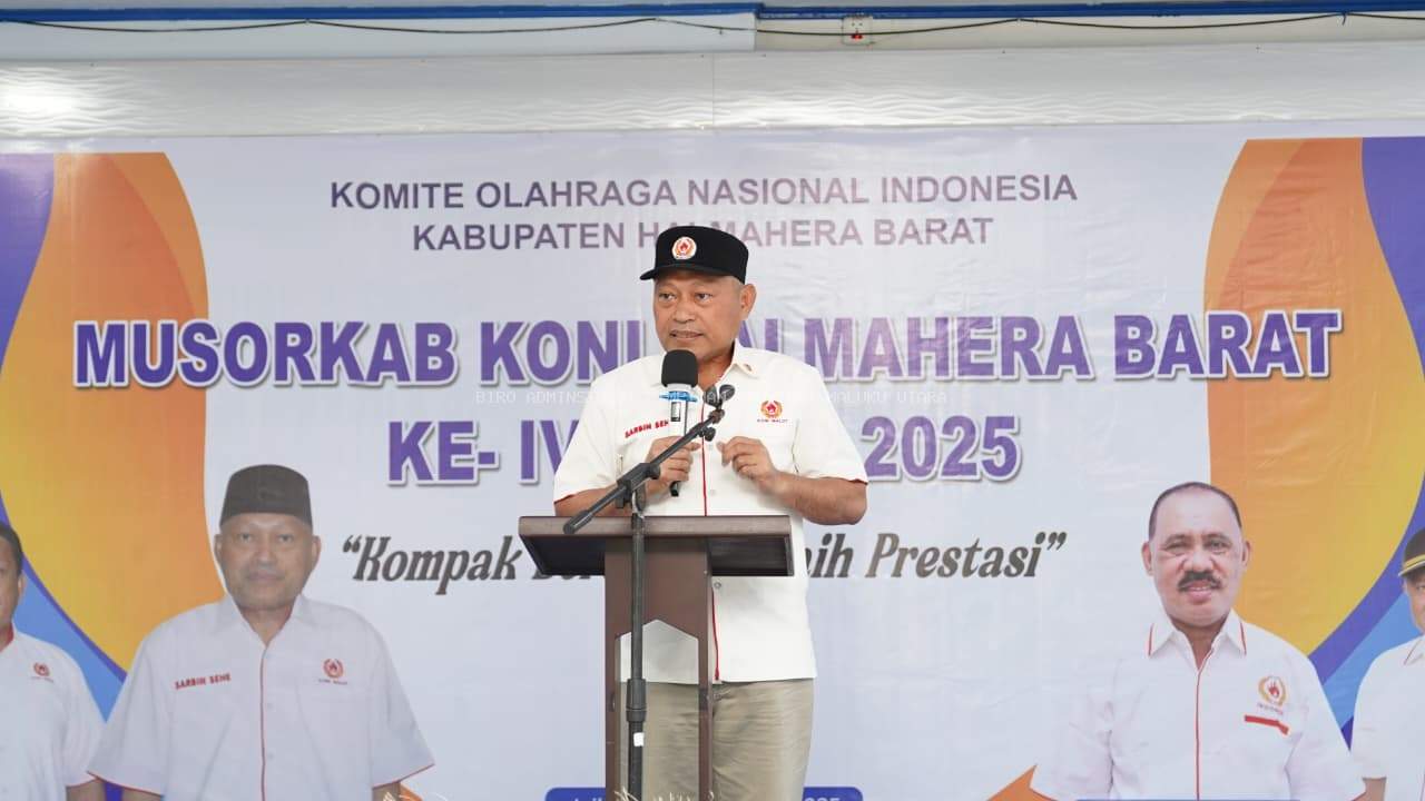 Dipimpin Ketua KONI Malut, Musorkab KONI Halbar : Jadi Spirit Kebangkitan Olahraga Daerah