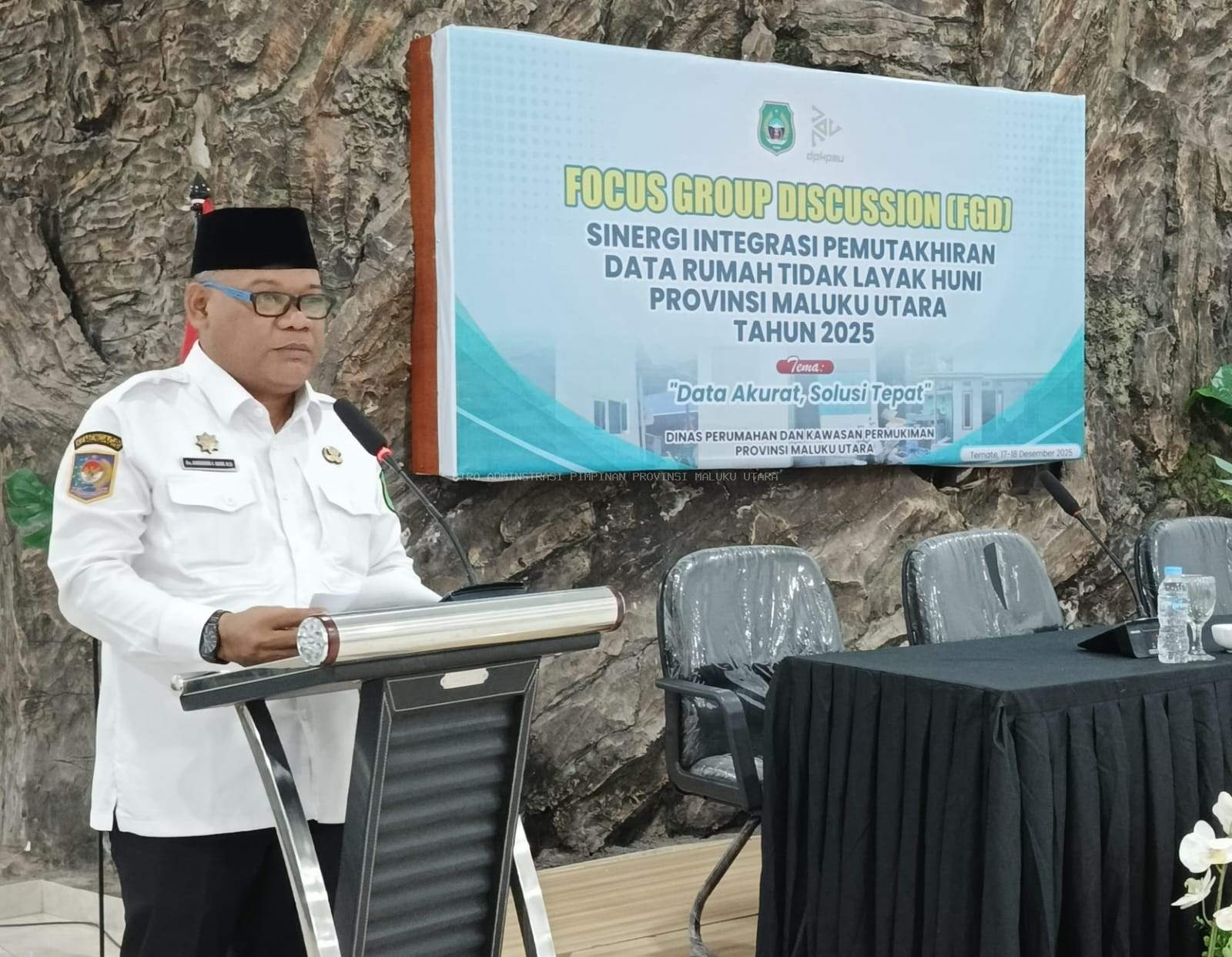 Sekda Malut Buka FGD Sinergi Integrasi Pemutakhiran Data RTLH 2025