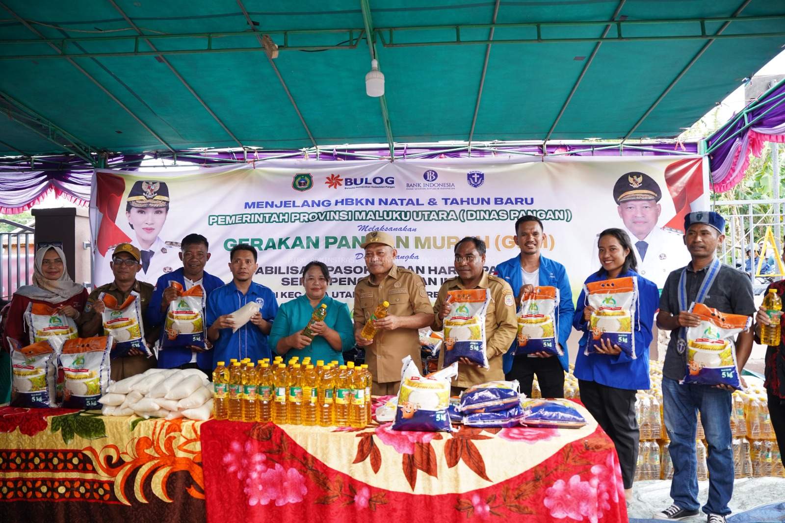 Suka Cita Pangan Murah Sambangi Warga Galala