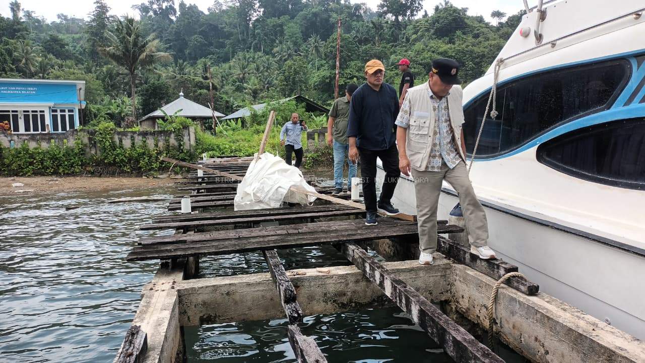 Pastikan Akses dan Fasilitas Publik Tuntas, Wagub Sarbin Tinjau Sejumlah Proyek Strategis di Halsel