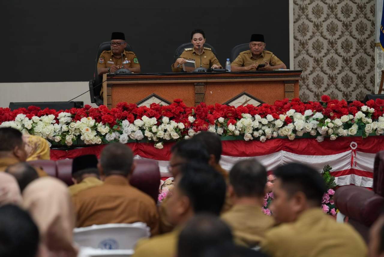 Beri Arahan Penting, Sherly Kumpulkan Jajaran Kabinetnya