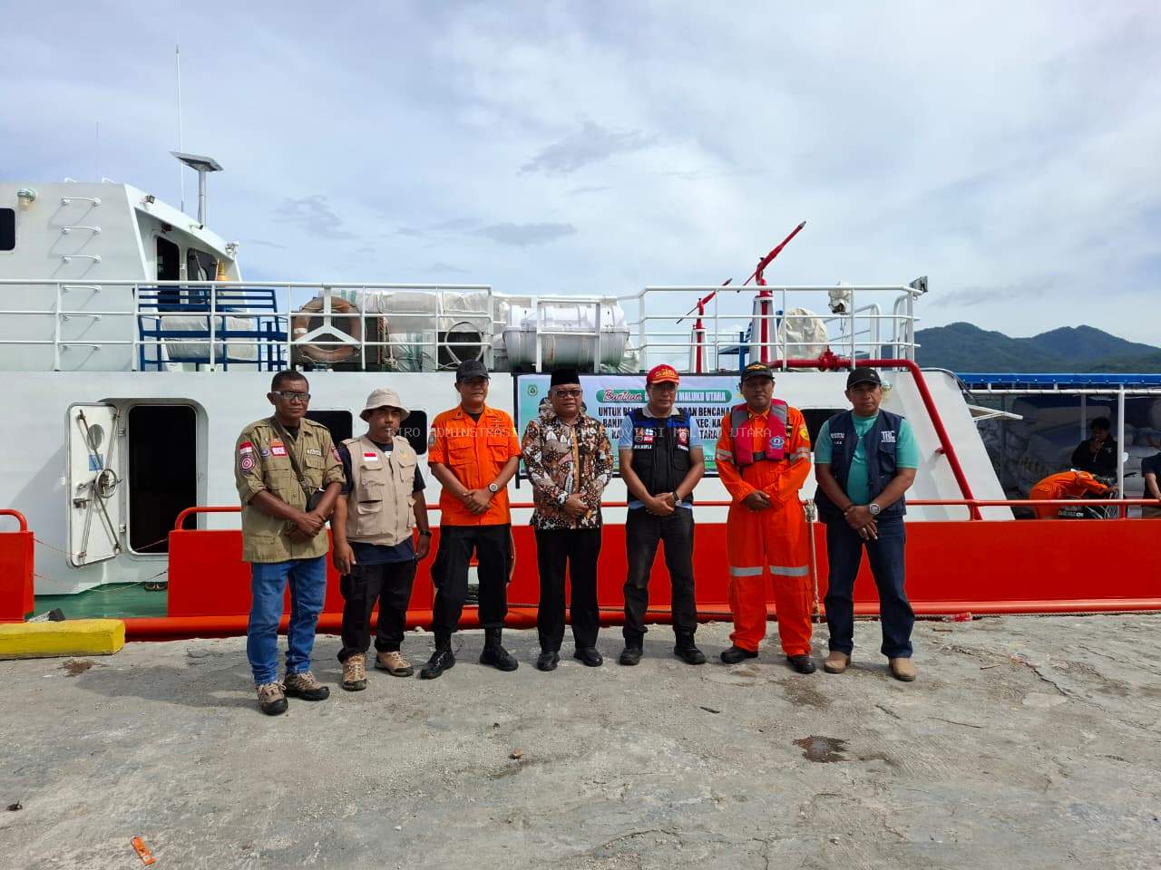 Banjir Surut, Bantuan Halbar–Halut Mengalir dari Provinsi