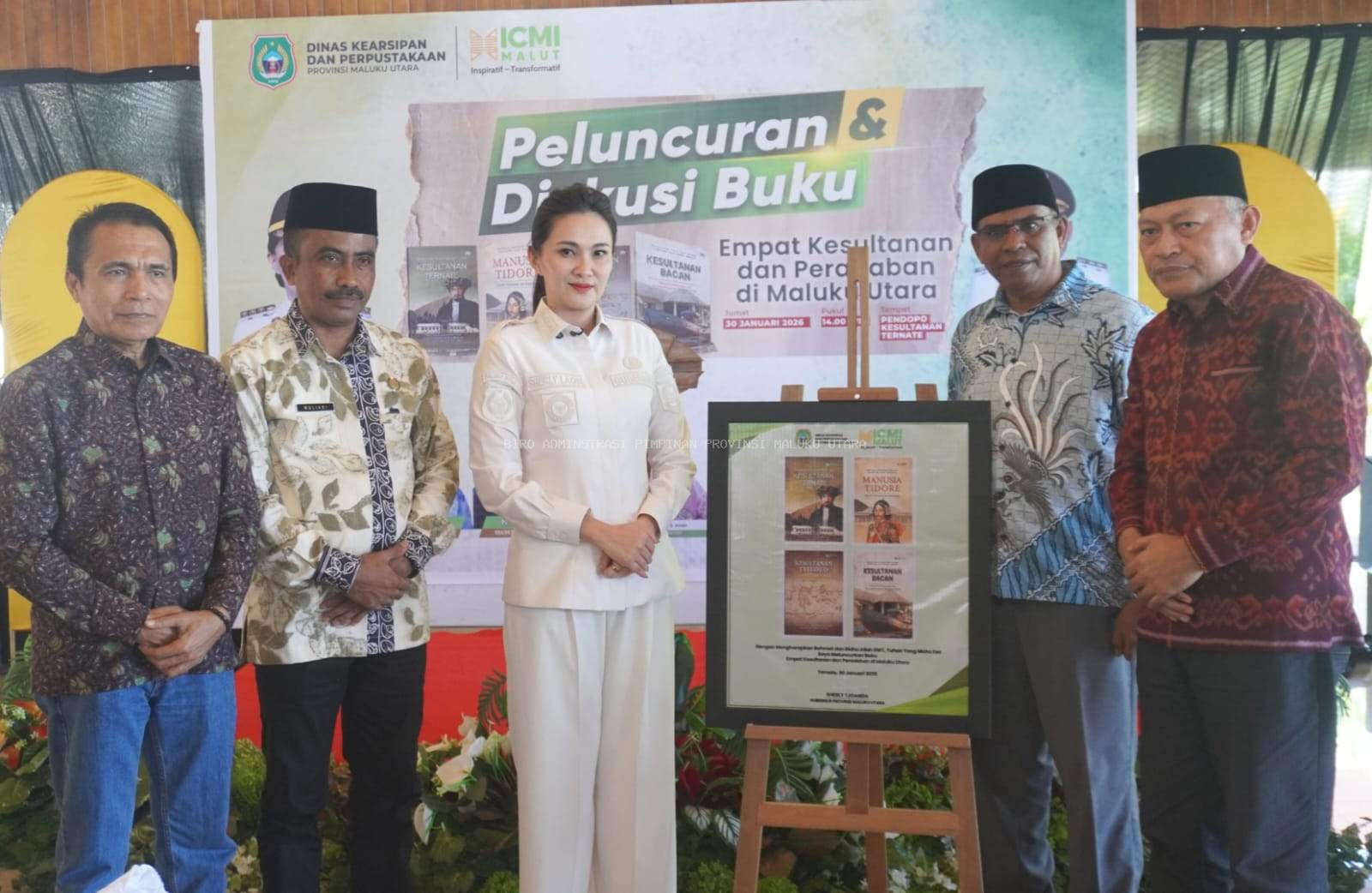 Buku Empat Kesultanan dan Peradaban di Maluku Utara Diluncurkan: Sebuah Langkah Untuk Menguatkan Identitas Budaya Daerah
