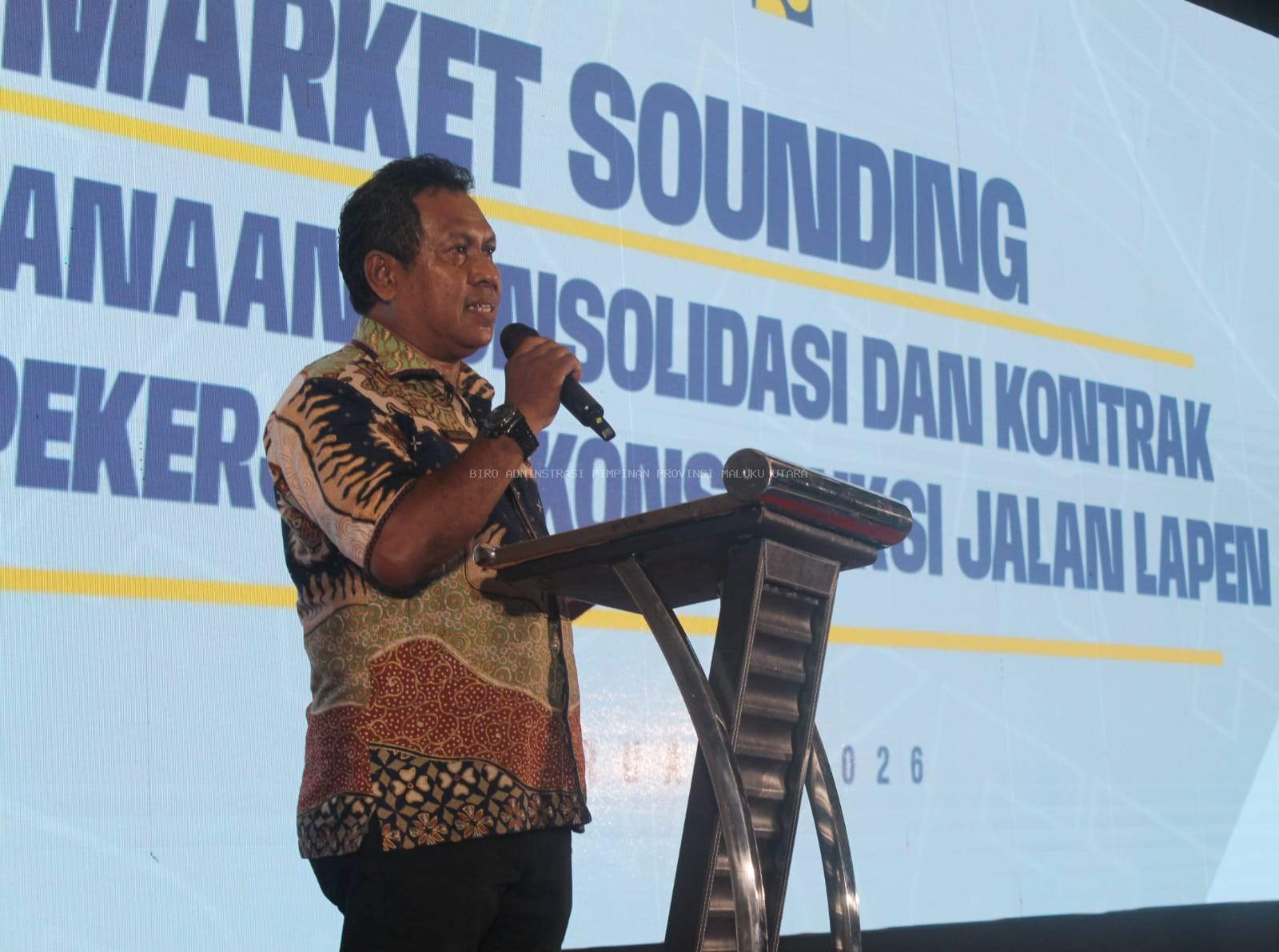 Buka Market Sounding 2026, Kadri La Etje Ingatkan Proyek Konstruksi Harus Tepat Waktu
