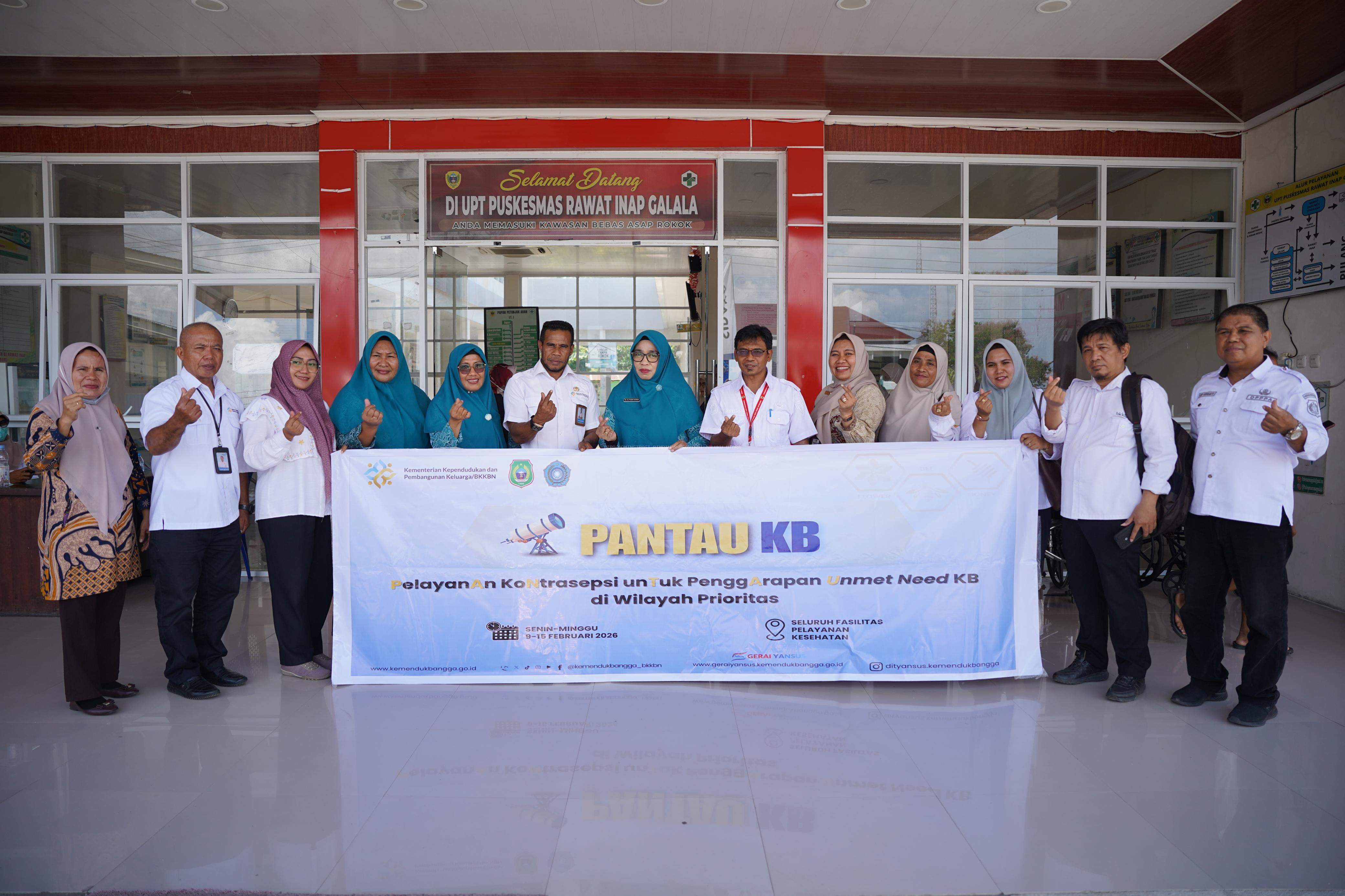 Wujudkan Keluarga Sejahtera,  Menteri Kependudukan dan Pembangunan Keluarga/Kepala BBKKBN dan TP PKK Malut Perkuat Sinergi Pelayanan KB Gratis