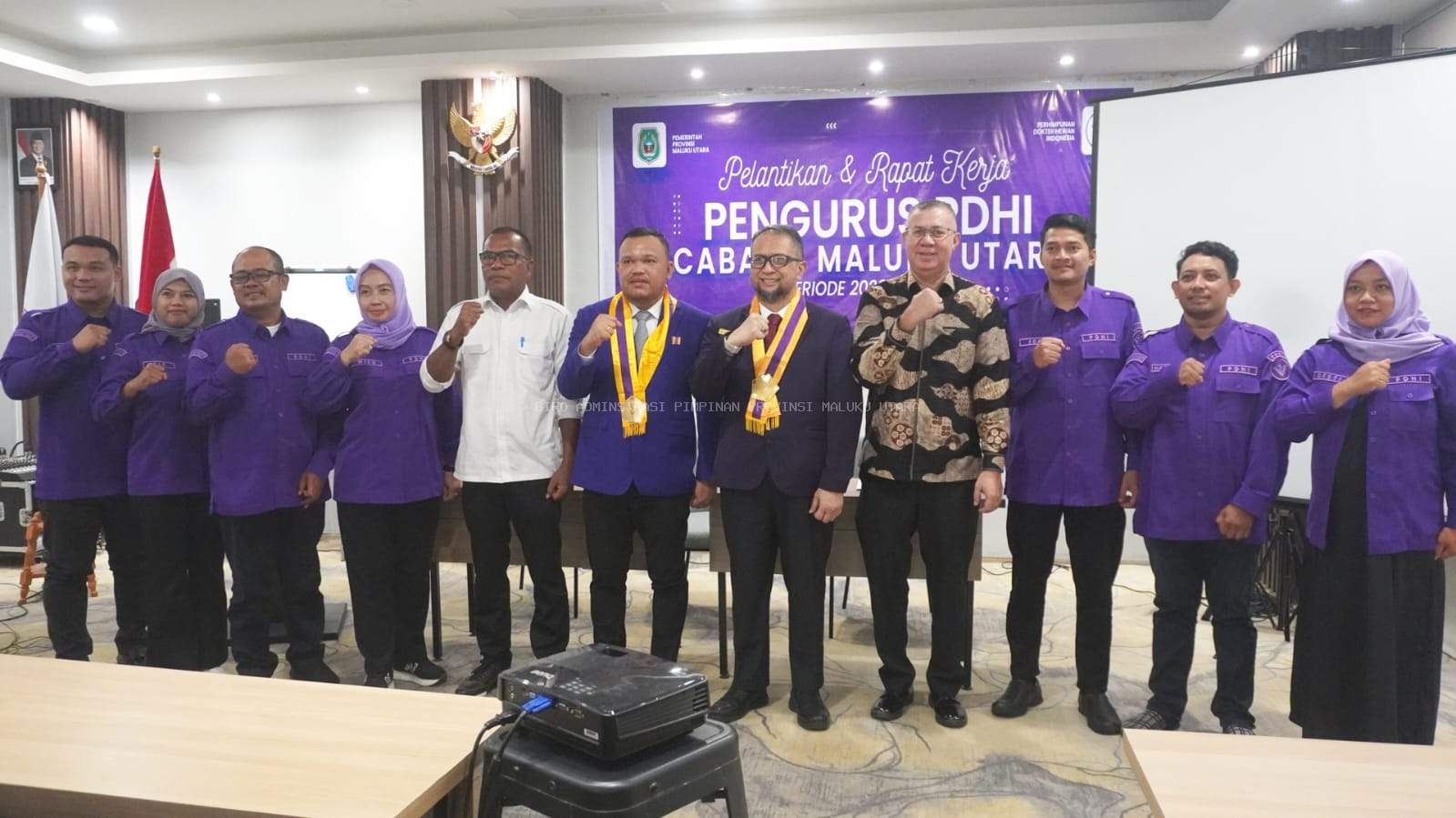 Pemprov Malut Dukung Pelantikan Pengurus PDHI, Harapkan Peran Aktif dalam Kesehatan Hewan