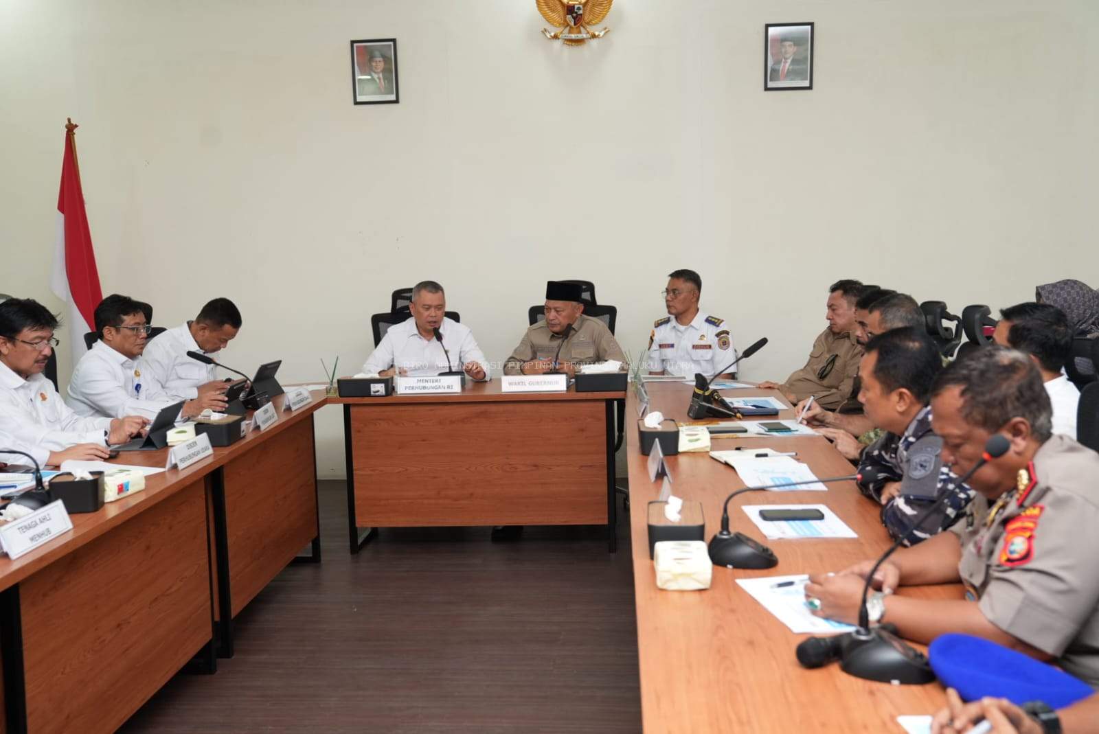 Di Hadapan Menhub, Wagub Minta Pembangunan Infrastruktur Transportasi di Malut