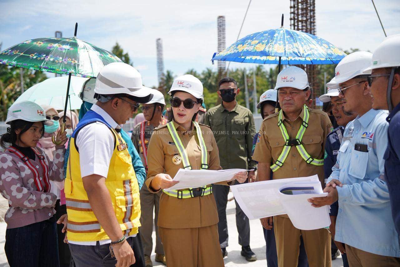 Sukseskan PSN, Gubernur Turun Langsung TInjau Pembangunan SR di Rioribati