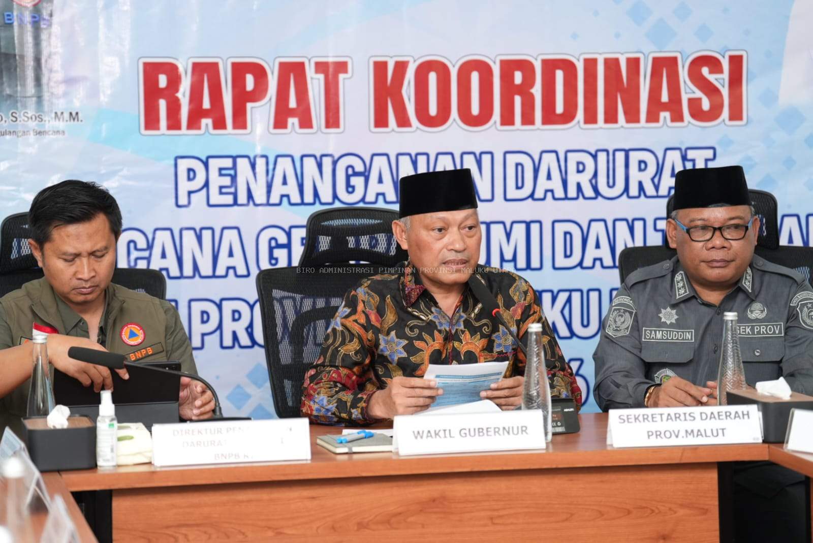 Wagub Sarbin Instruksikan Percepatan MoU Administrasi Darurat Bencana untuk Keselamatan Rakyat