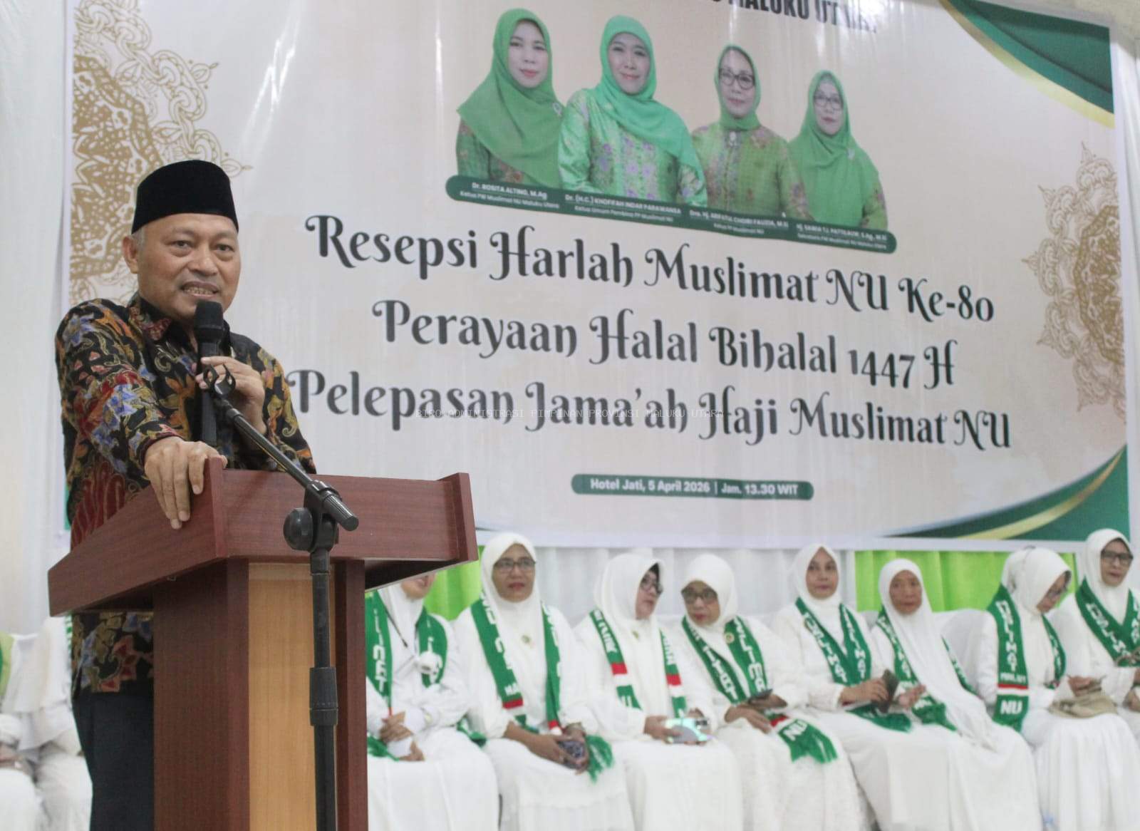 Hadiri Harlah Muslimat NU Ke-80, Wagub Tekankan Pentingnya Peran Perempuan Dalam Pembangunan