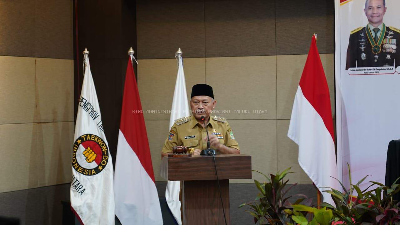 Di Musprovlub Taekwondo Malut, Wagub Tekankan Sportifitas Demi Generasi Emas 2045