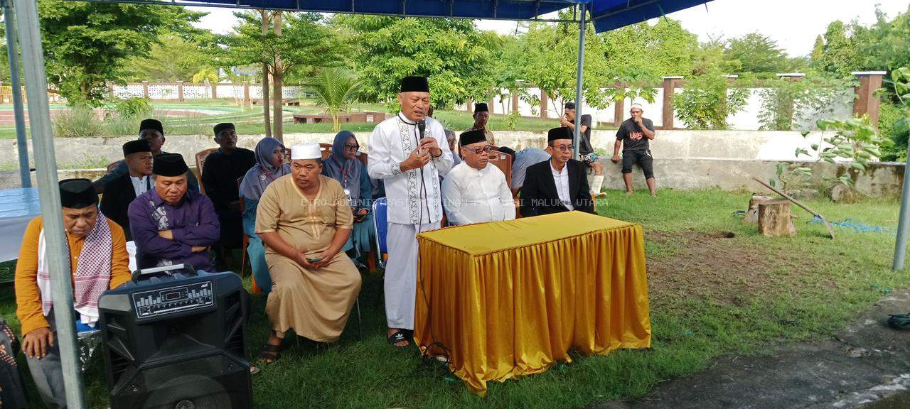 Kesan dan Pesan Wagub Malut Saat Pantau Penyembelihan Kurban di Masjid Shafful Khairaat