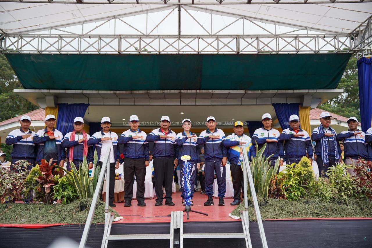 Dari Bumi Hibualamo, Gubernur Beri Semangat 2.731 Atlet Porprov V Maluku Utara