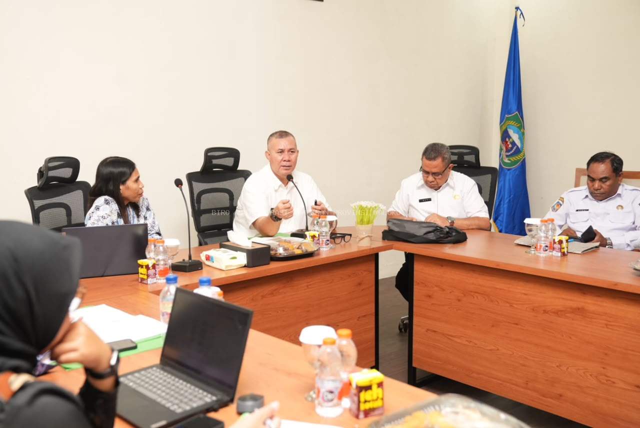 Kawal Program Prioritas Presiden, Pemprov Malut Gelar Rapat Supervisi Bersama Kemendagri