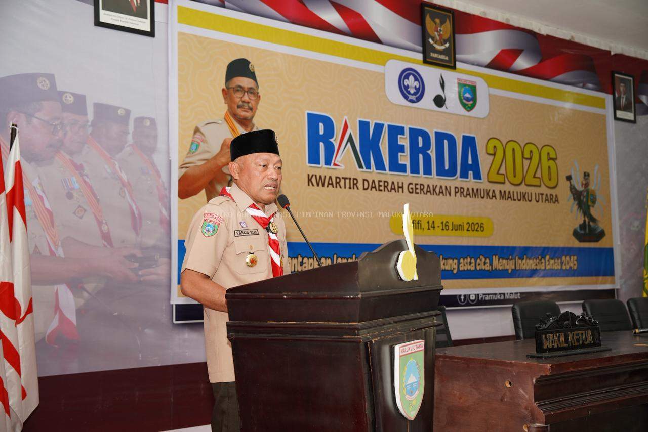 Rakerda Kwarda Malut, Kak Sarbin Sehe Dorong Pramuka Adaptif di Era Digital