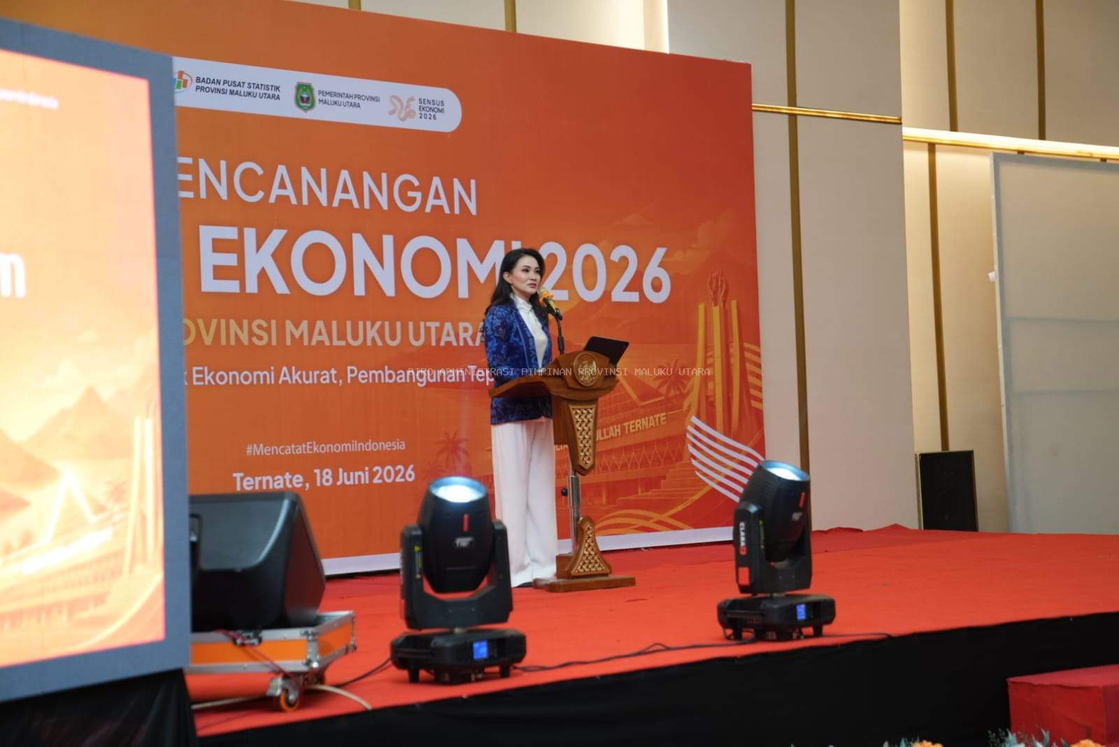 Sukseskan Sensus Ekonomi 2026, Gubernur Sherly Dorong Transformasi Ekonomi Malut yang Inklusif dan Berkelanjutan