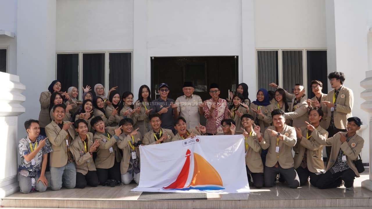 Wagub Sarbin Sehe Terima Audiensi Mahasiswa KKN Universitas Gadjah Mada di Malut
