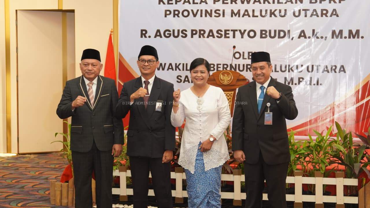 Wagub Sarbin Kukuhkan Kepala BPKP Malut Baru: WTP Harus Tercermin dalam Perilaku Keseharian Pimpinan OPD