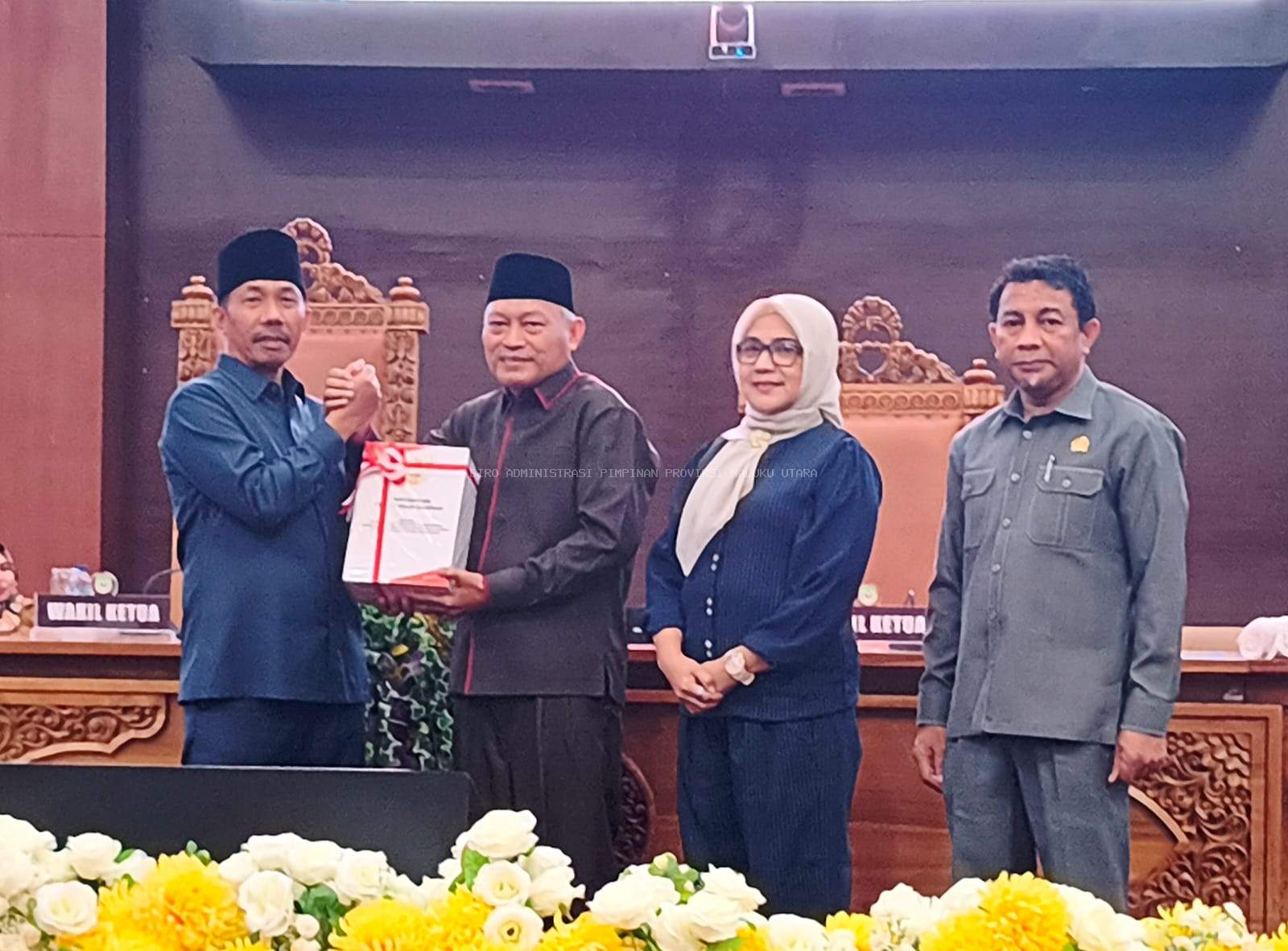 Wagub Sarbin Sampaikan Penjelasan Ranperda Pertanggungjawaban APBD 2025, Pendapatan Malut Capai 103,54%