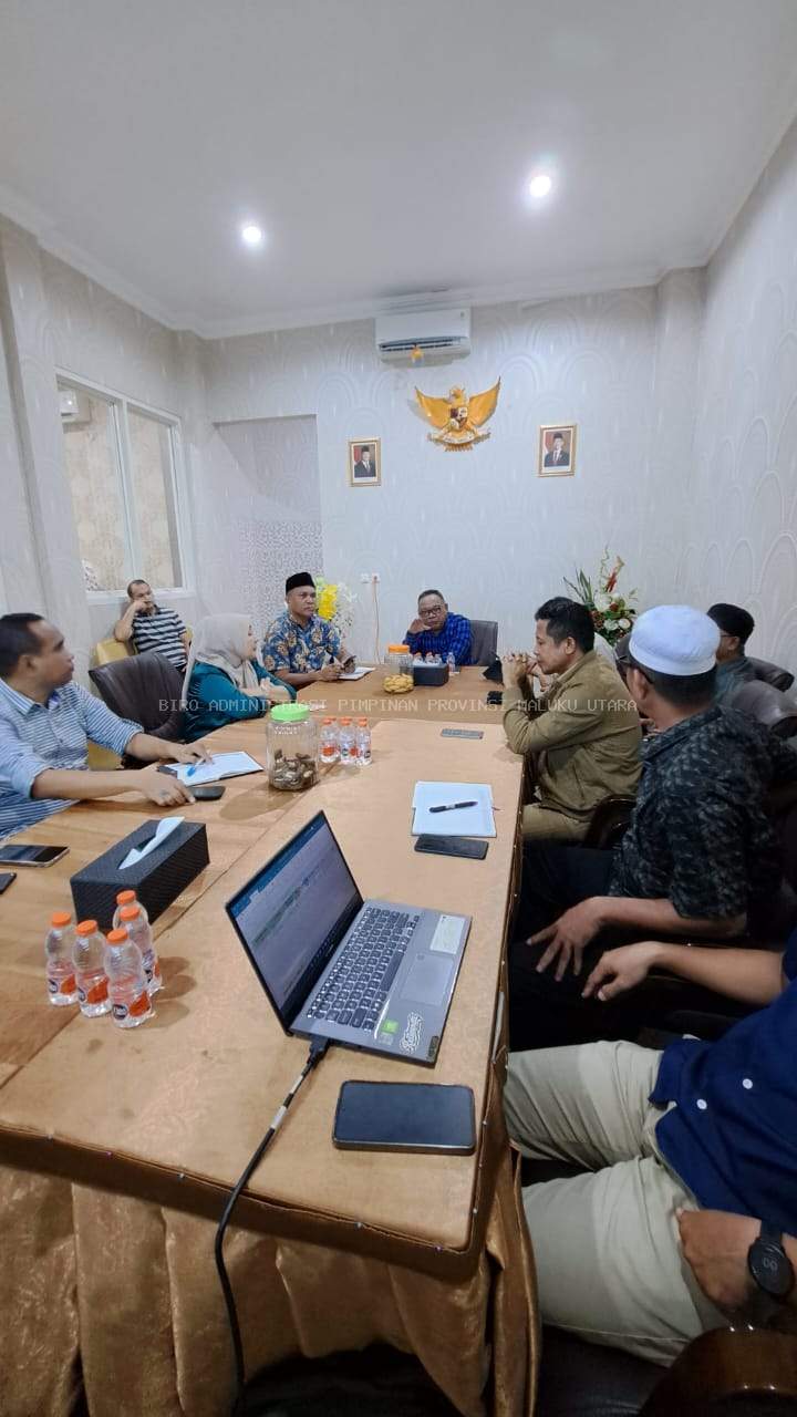 Percepat Program Listrik Desa di Malut, Sekprov Pimpin Rapat Koordinasi Lintas Sektor